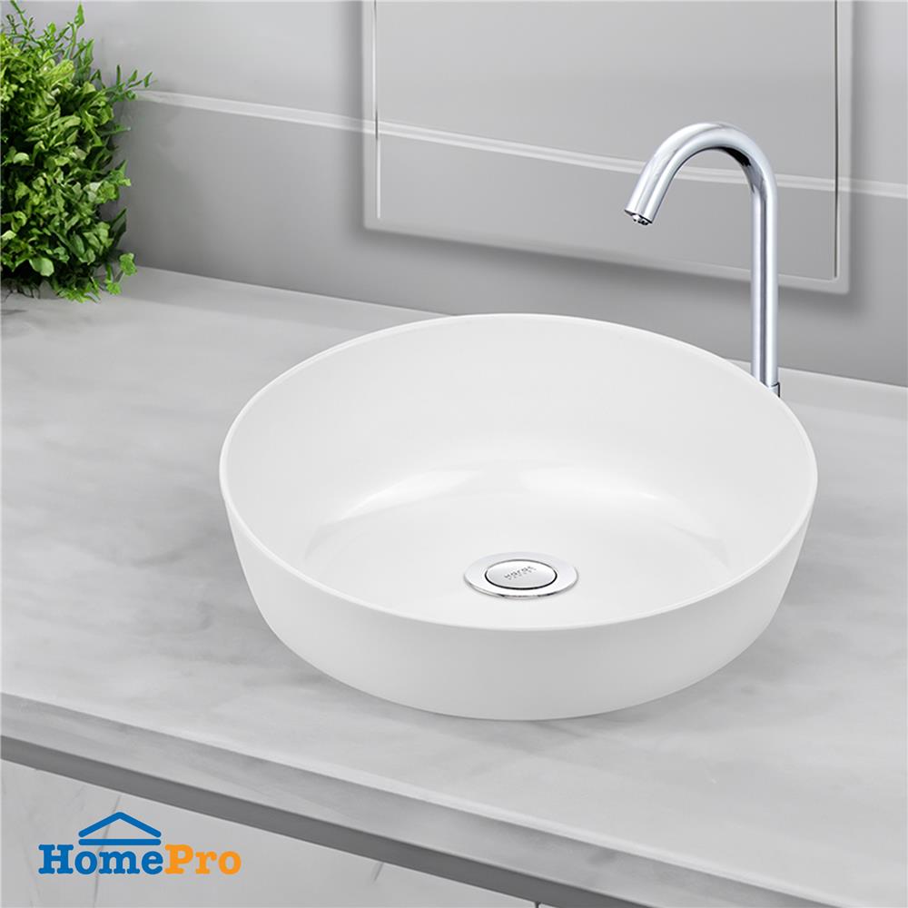 อ่างล้างหน้าวางบนเคาน์เตอร์ ESTHER ECW-02-200-11 สีขาว