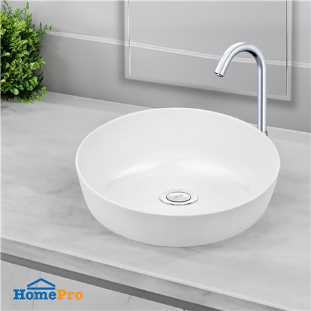 อ่างล้างหน้าวางบนเคาน์เตอร์ ESTHER ECW-02-200-11 สีขาว_2