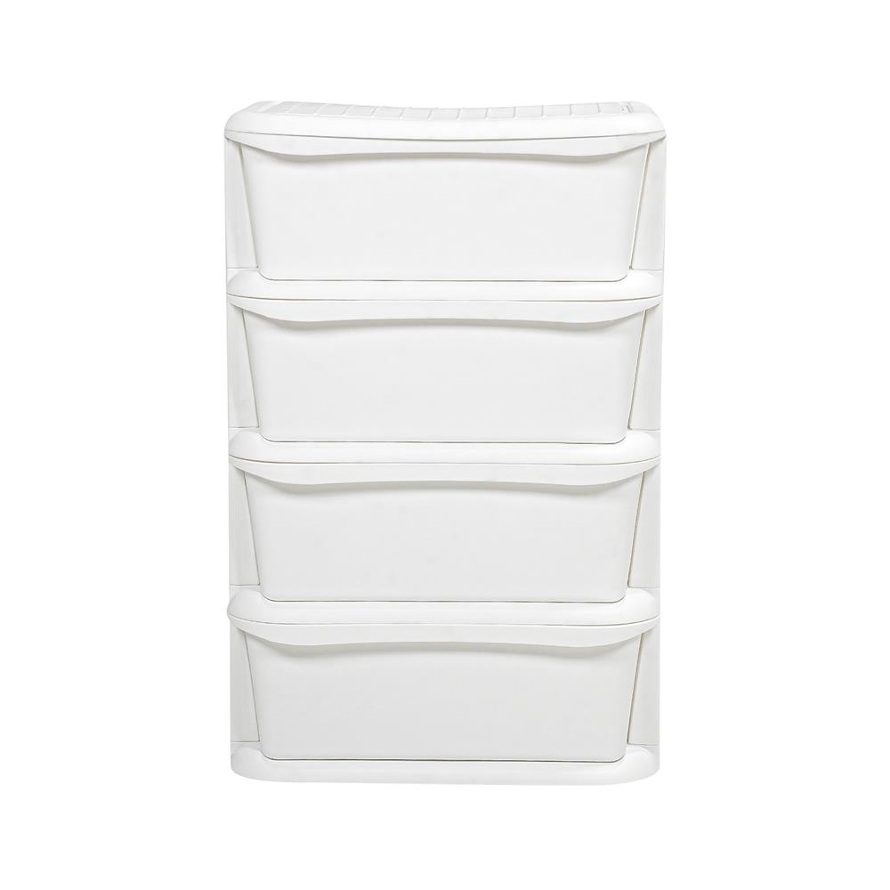 ตู้ลิ้นชัก 4 ชั้น STACKO HIDA 50x38x76ซม. สีขาว