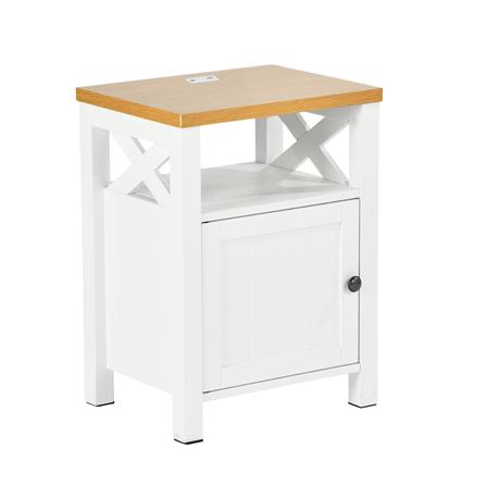 ตู้ข้างเตียง FURDINI FARM 45 ซม. สีขาว/ไม้_2