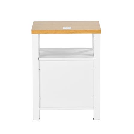 ตู้ข้างเตียง FURDINI FARM 45 ซม. สีขาว/ไม้_3