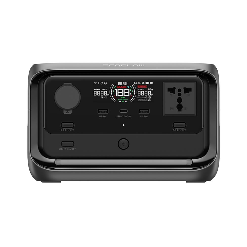 POWER BOX ECOFLOW RIVER 3 PLUS 600 วัตต์ สีดำ_1