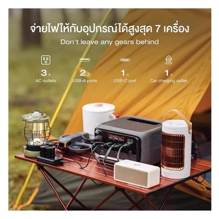 POWER BOX ECOFLOW RIVER 3 PLUS 600 วัตต์ สีดำ_8