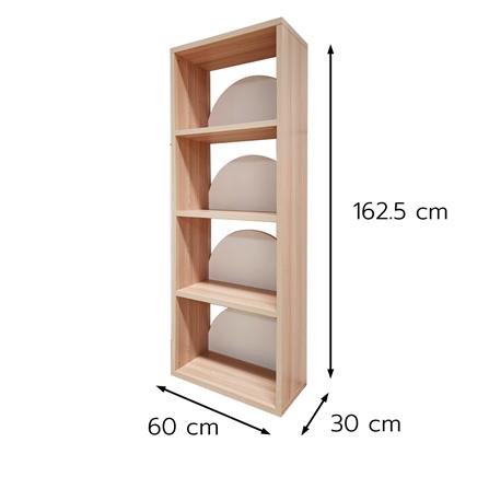ชั้นวางของโล่ง 5 ชั้น FURDINI DEMI 60 ซม. สี PINE OAK/ขาว_5