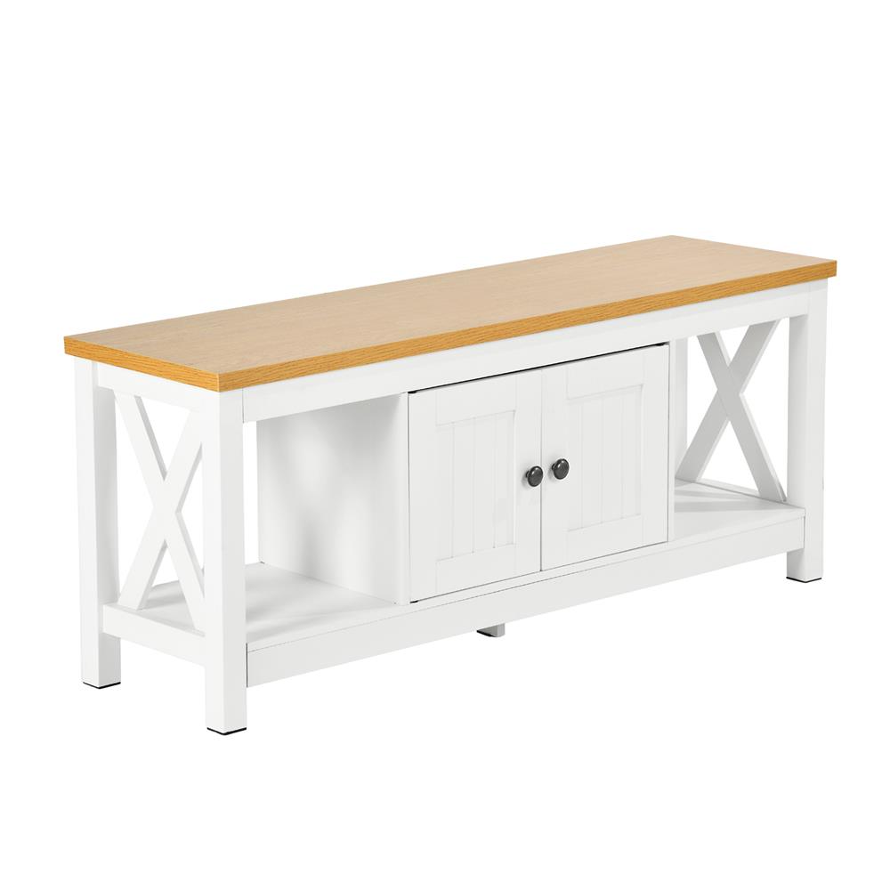 ตู้วางทีวี FURDINI FARM 120 ซม. สีขาว/ไม้