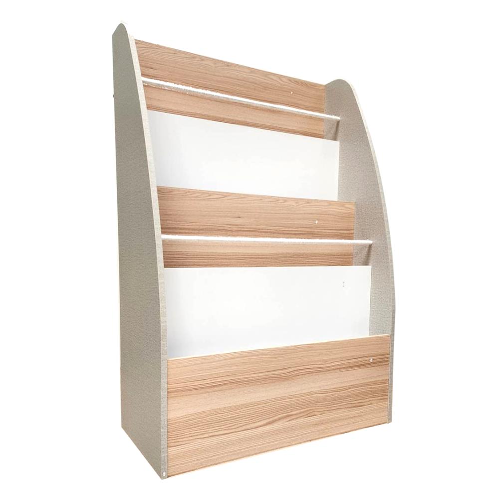 ชั้นวางหนังสือเด็ก FURDINI TORI 80 ซม. สี PINE OAK/ขาว