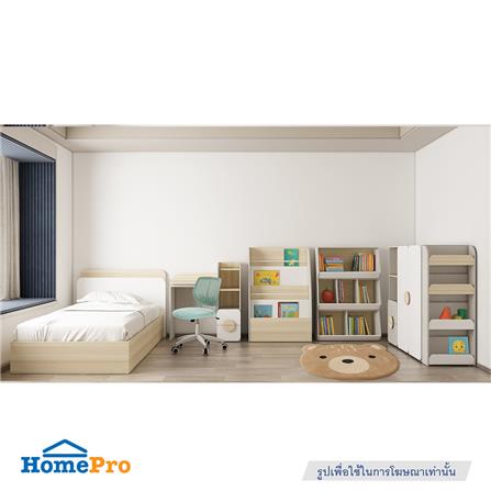 ชั้นวางของเล่นเด็ก FURDINI TORI 80 ซม. สี PINE OAK/ขาว/เทา_4