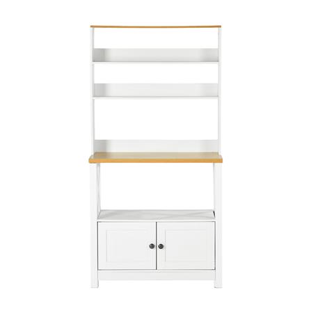 ตู้สูง บานผสม FURDINI FARM 80 ซม. สีขาว/ไม้_1