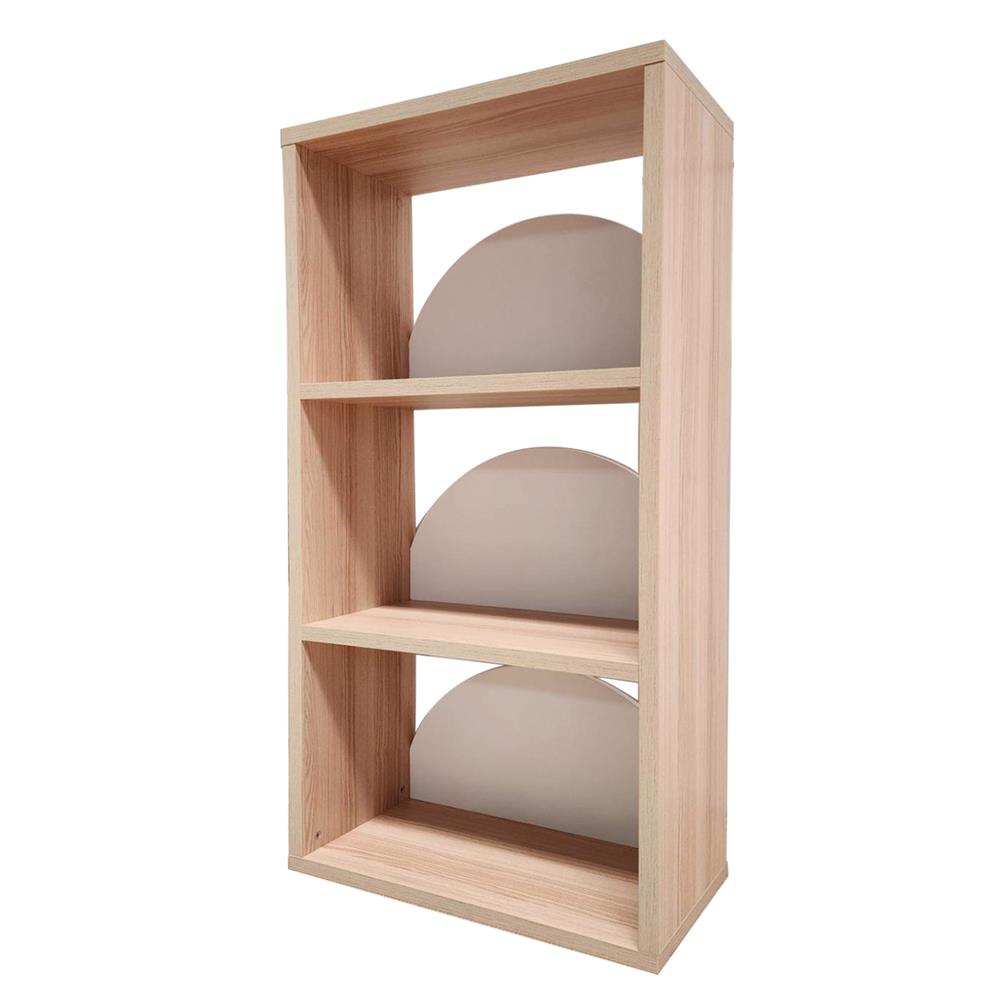 ชั้นวางของโล่ง 4 ชั้น FURDINI DEMI 60 ซม. สี PINE OAK/ขาว_0