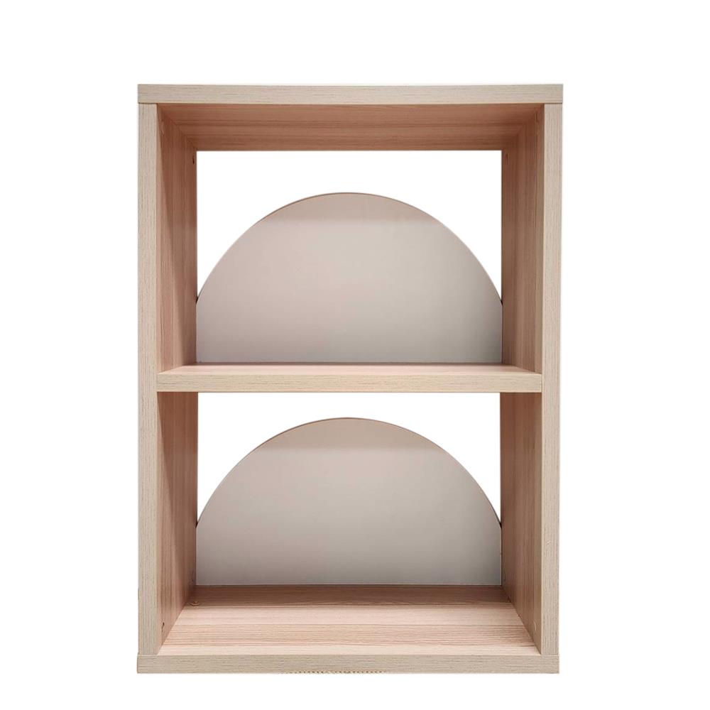 ชั้นวางของโล่ง 3 ชั้น FURDINI DEMI 60 ซม. สี PINE OAK/ขาว