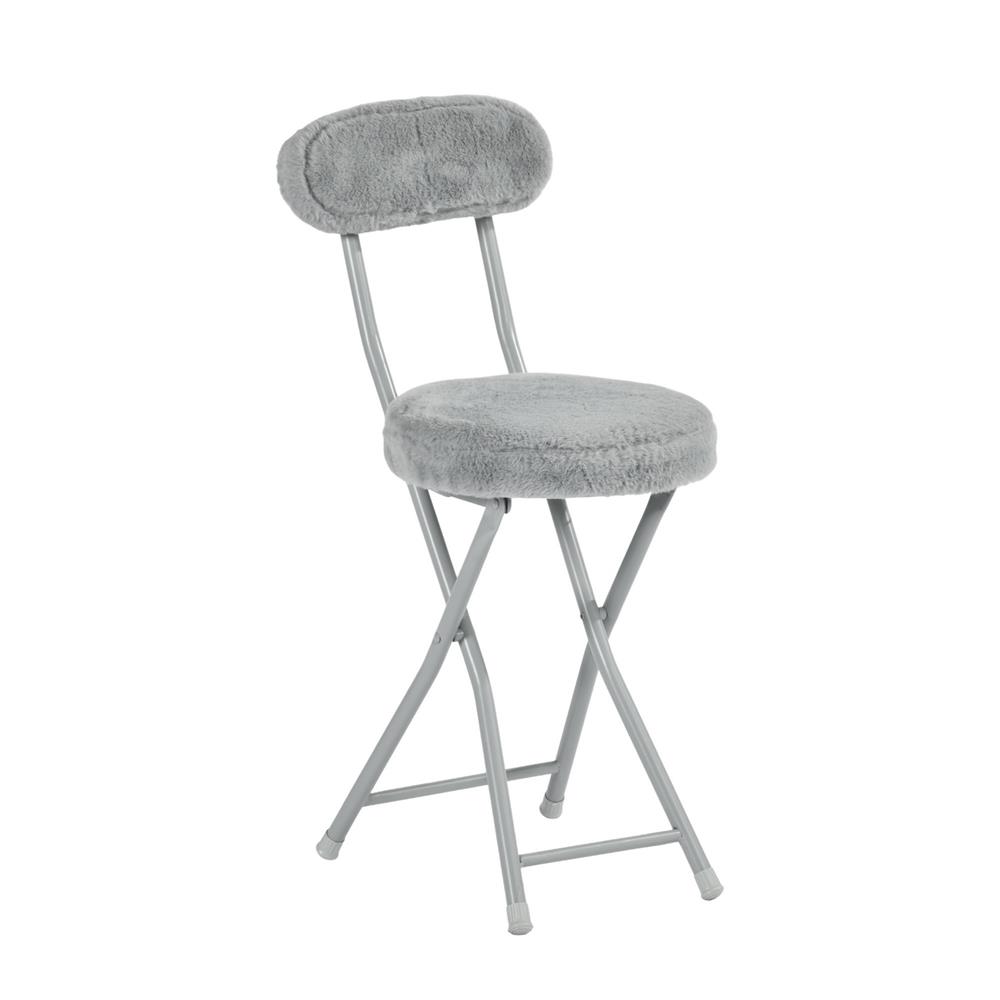 เก้าอี้พับ FURDINI PUFF สีเทา