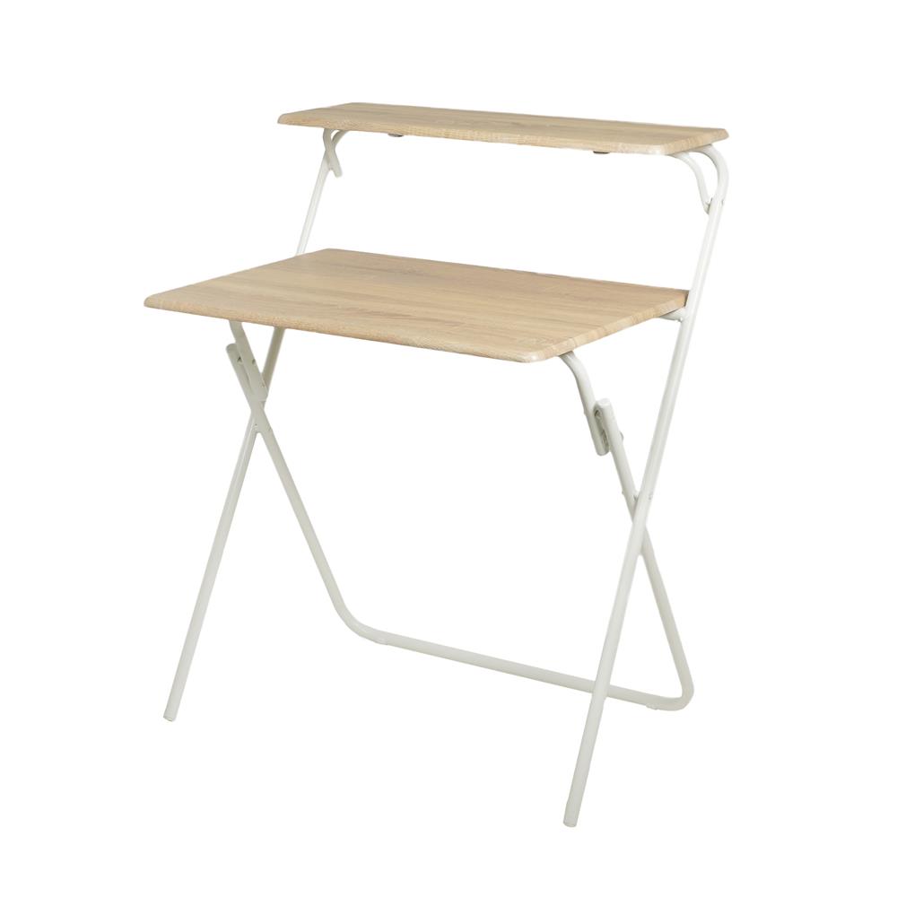 โต๊ะพับ FURDINI MEGAN MDF 80.5 ซม. สีโอ๊ค/ขาว_0