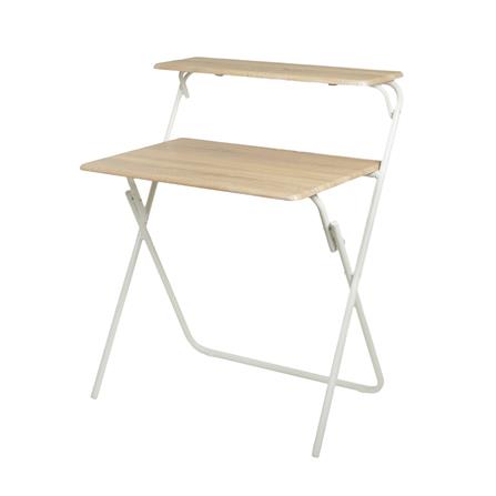 โต๊ะพับ FURDINI MEGAN MDF 80.5 ซม. สีโอ๊ค/ขาว_1