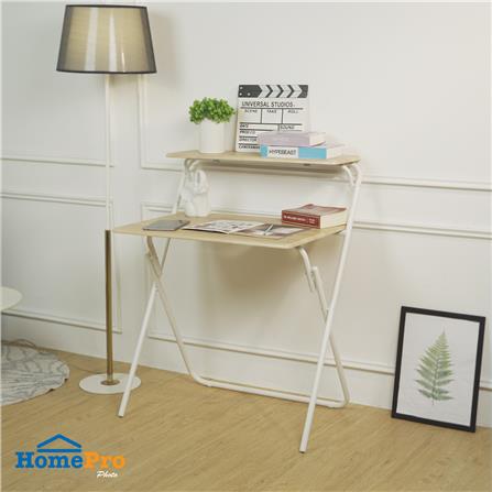 โต๊ะพับ FURDINI MEGAN MDF 80.5 ซม. สีโอ๊ค/ขาว_6