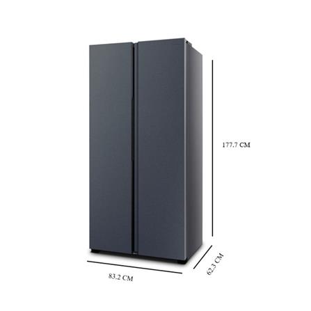 ตู้เย็น SIDE BY SIDE HISENSE RS588N4TS2N 16 คิว สีดำ_6