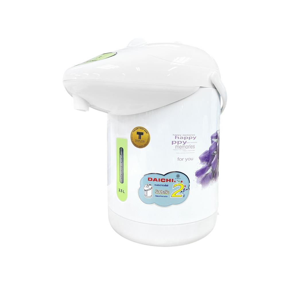 กระติกน้ำร้อน MANUAL DAICHI NHP-287 สีขาว/เขียว