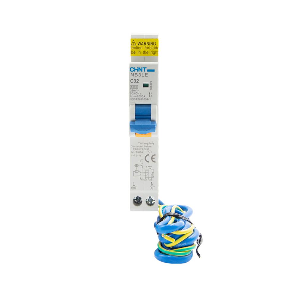 เบรกเกอร์กันดูด 32 แอมป์ 1 โพล CHINT NB3LE