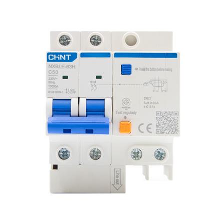 เมนเบรกเกอร์กันดูด 50 แอมป์ 2 โพล CHINT NXBLE-63H_0