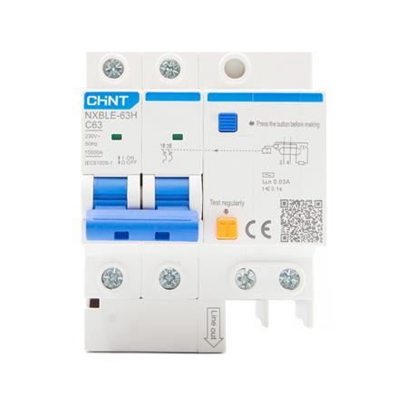 เมนเบรกเกอร์กันดูด 63 แอมป์ 2 โพล CHINT NXBLE-63H_0