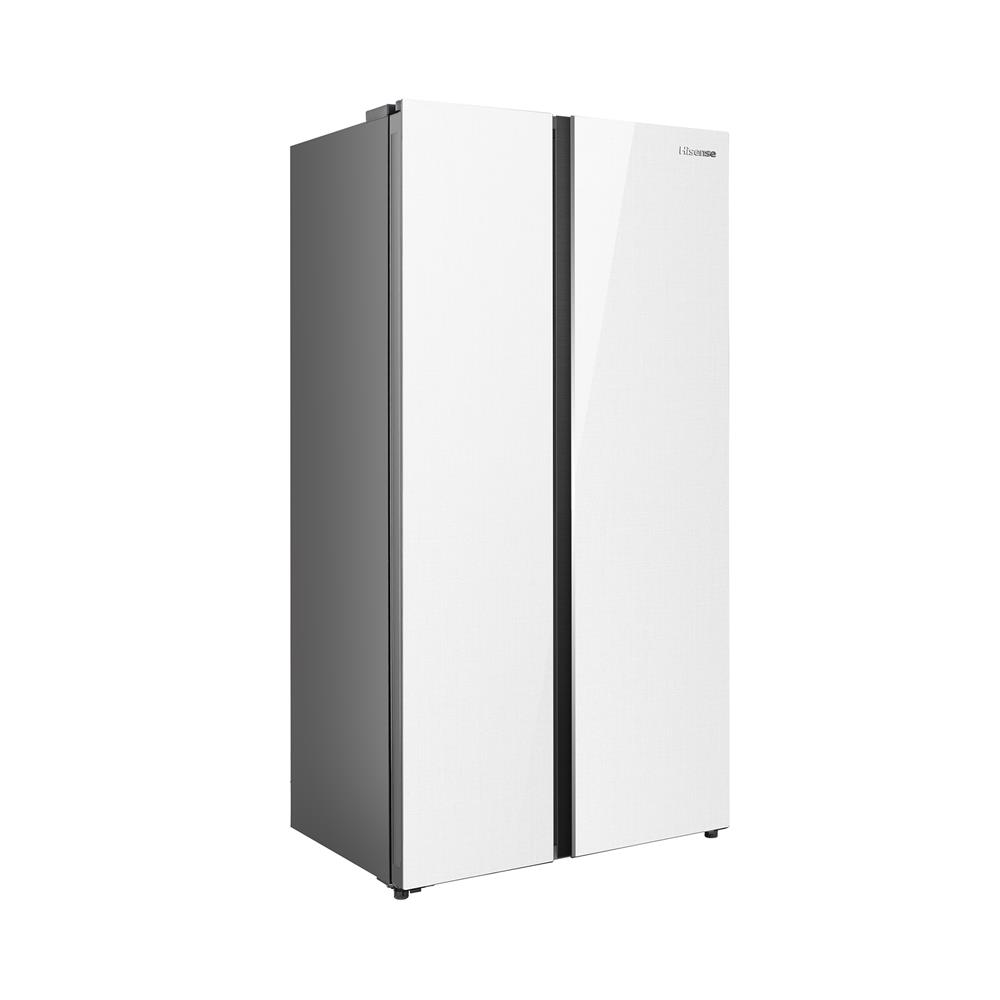 ตู้เย็น SIDE BY SIDE HISENSE RS708N4TWU 19.8 คิว กระจกขาว