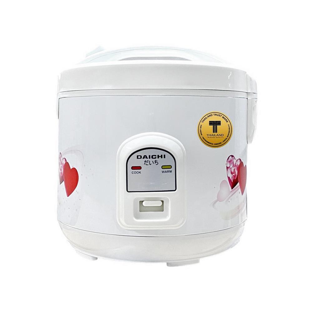 หม้อหุงข้าวอุ่นทิพย์ DAICHI MRC-181 1.8 ลิตร สีขาว-ลายหัวใจ