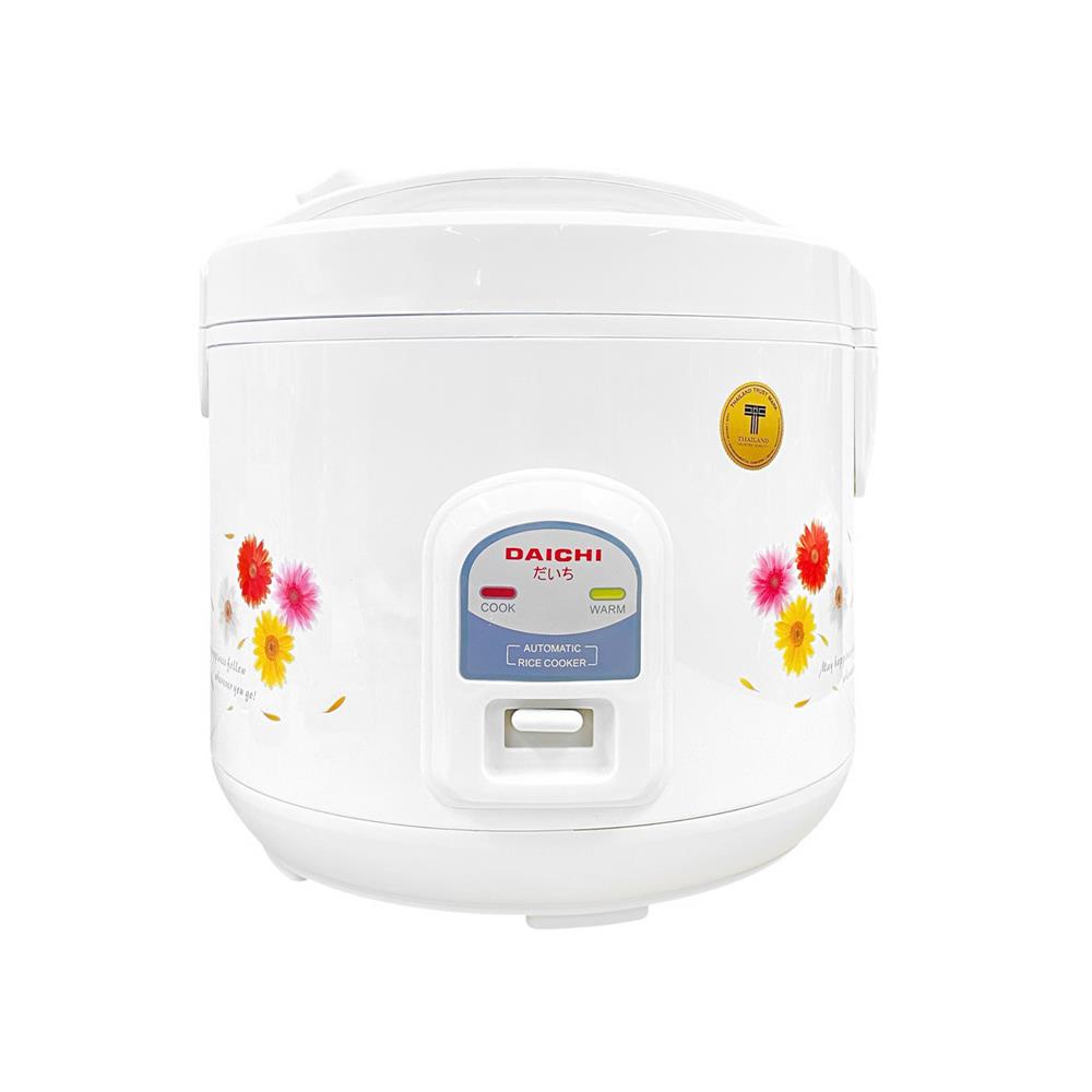 หม้อหุงข้าวอุ่นทิพย์ DAICHI MRC-181 1.8 ลิตร สีขาว-ลายดอกไม้
