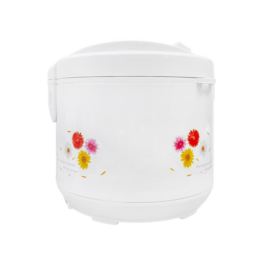 หม้อหุงข้าวอุ่นทิพย์ DAICHI MRC-181 1.8 ลิตร สีขาว-ลายดอกไม้