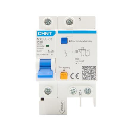 เมนเบรกเกอร์กันดูด 50 แอมป์ 1 โพล CHINT NXBLE-63_0