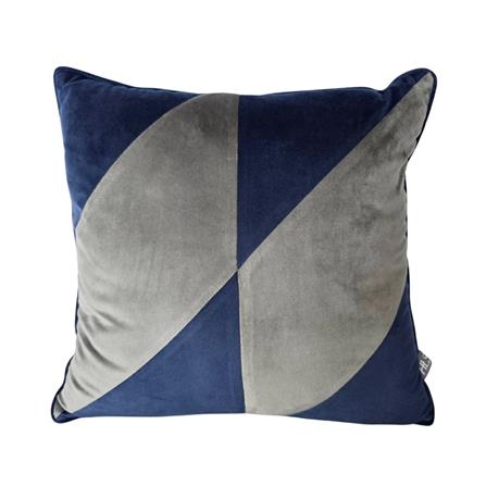 หมอนอิง HOME LIVING STYLE HELLA 18X18 นิ้ว สีน้ำเงิน/เทา_0