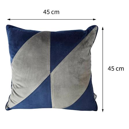 หมอนอิง HOME LIVING STYLE HELLA 18X18 นิ้ว สีน้ำเงิน/เทา_5