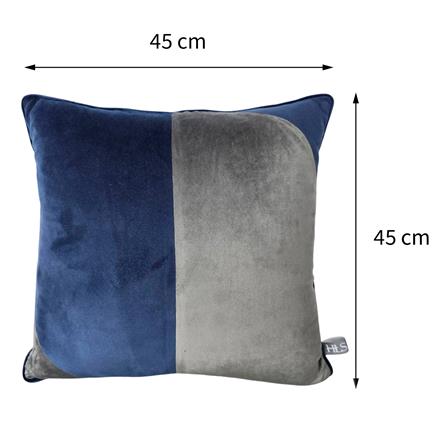 หมอนอิง HOME LIVING STYLE HELIO 18X18 นิ้ว สีน้ำเงิน/เทา_5