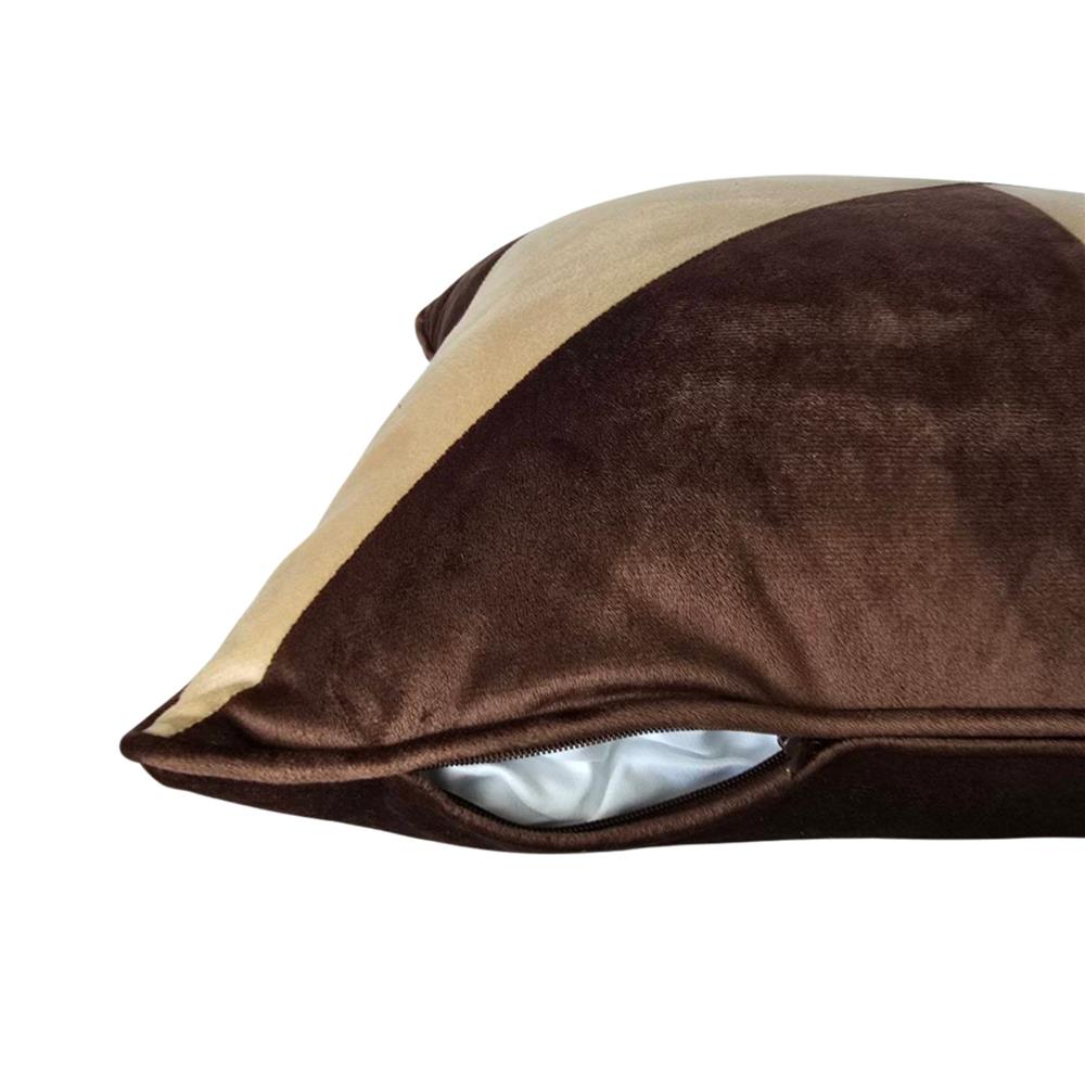 หมอนอิง HOME LIVING STYLE HELLA 18X18 นิ้ว สีน้ำตาล/ครีม