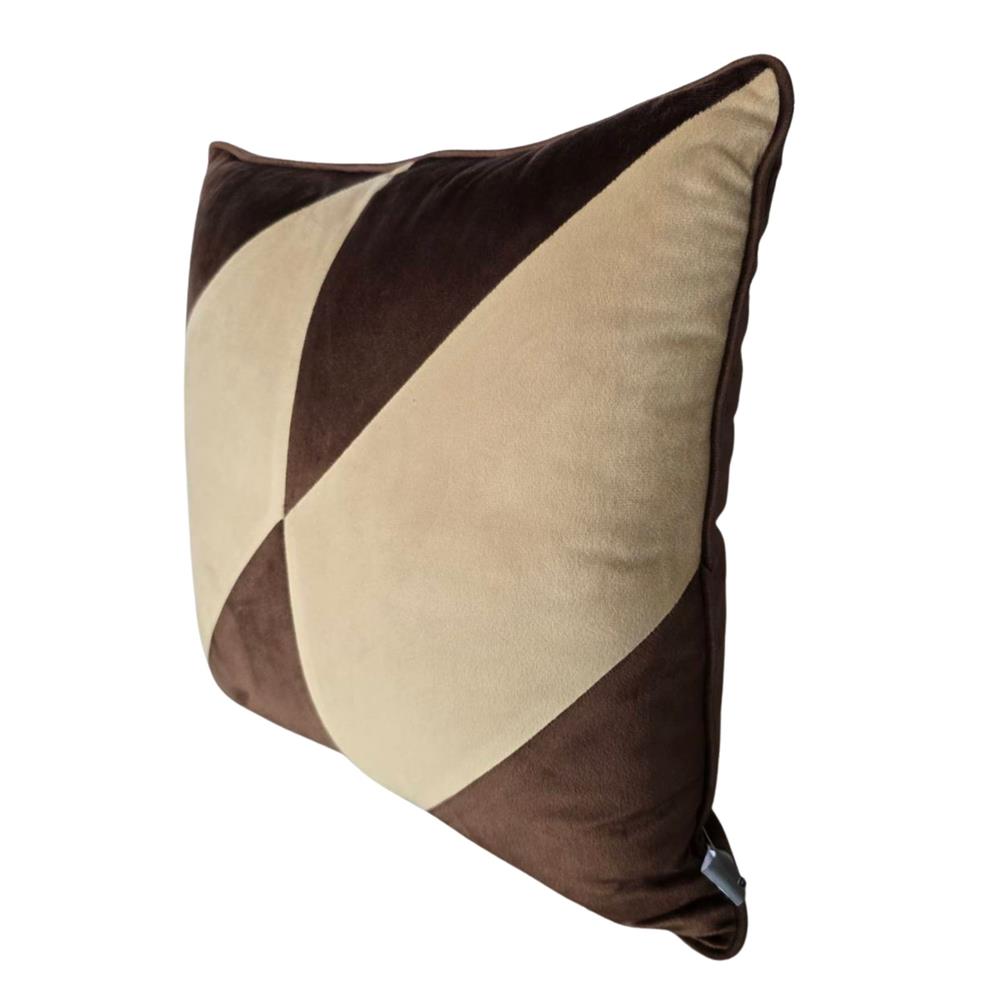 หมอนอิง HOME LIVING STYLE HELLA 18X18 นิ้ว สีน้ำตาล/ครีม