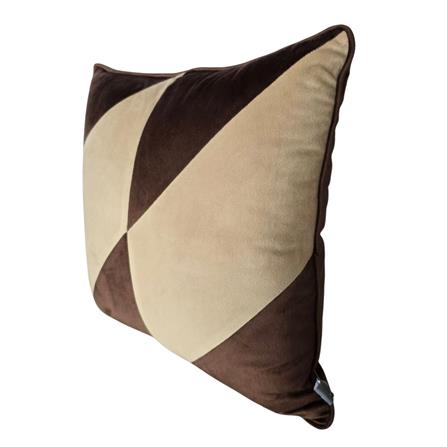 หมอนอิง HOME LIVING STYLE HELLA 18X18 นิ้ว สีน้ำตาล/ครีม_3