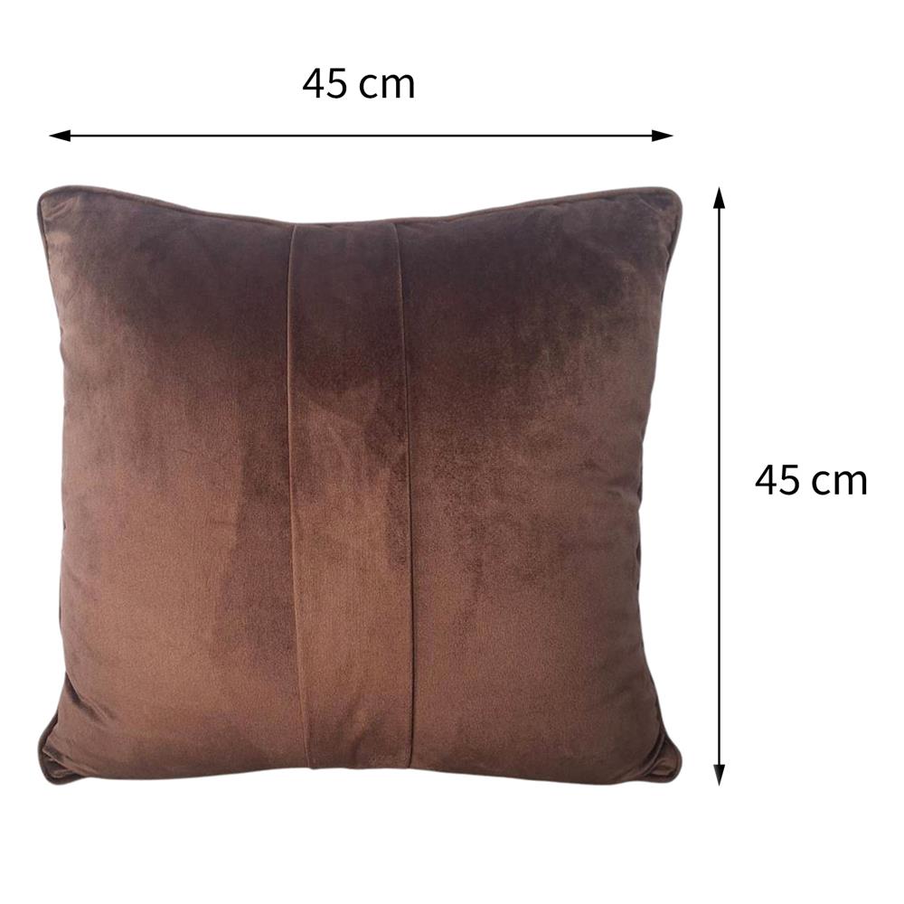 หมอนอิง HOME LIVING STYLE HELIA 18X18 นิ้ว สีน้ำตาล