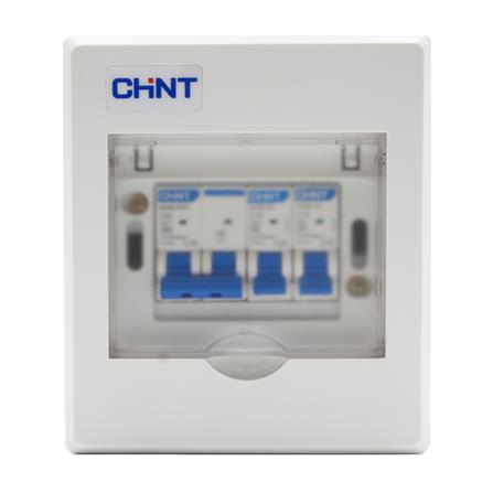 ชุดตู้คอนซูมเมอร์ยูนิต 2 ช่อง พร้อมเมนเบรกเกอร์ CHINT 63 แอมป์_0