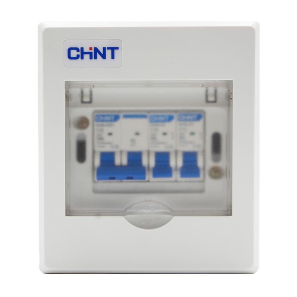 ชุดตู้คอนซูมเมอร์ยูนิต 2 ช่อง พร้อม เมนเบรกเกอร์ CHINT 50 แอมป์