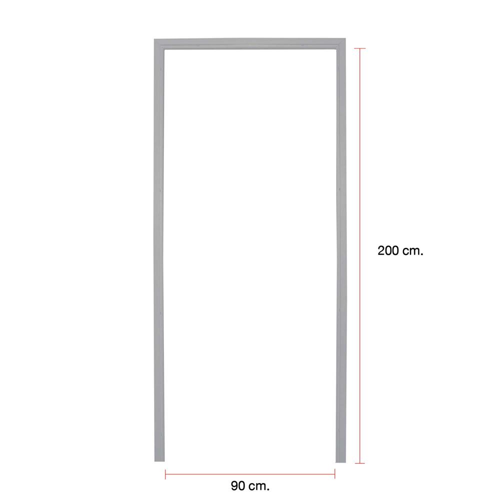 วงกบประตู UPVC MODERNWOOD 90x200 ซม. สีเทา