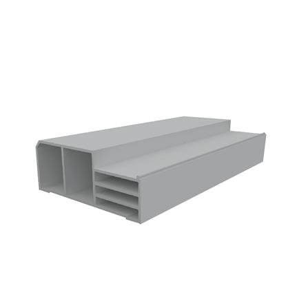 วงกบประตู UPVC MODERNWOOD 90x200 ซม. สีเทา_2