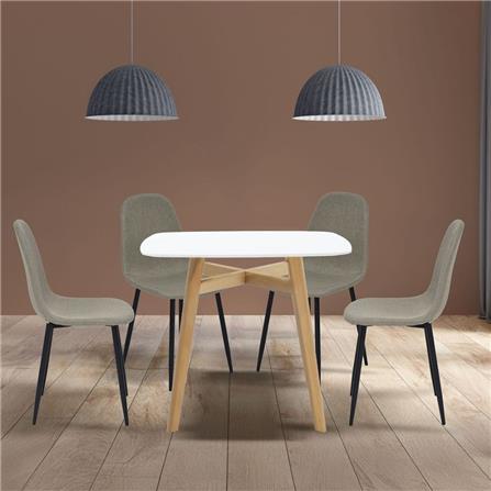 ชุดโต๊ะทานข้าว 4 ที่นั่ง SB FURNITURE JANORA&LALADA 59062992 สีขาว_3