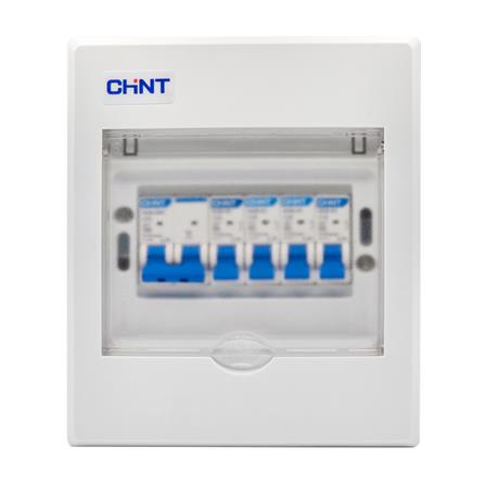 ชุดตู้คอนซูมเมอร์ยูนิต 4 ช่อง พร้อมเมนเบรกเกอร์ CHINT 50 แอมป์_0