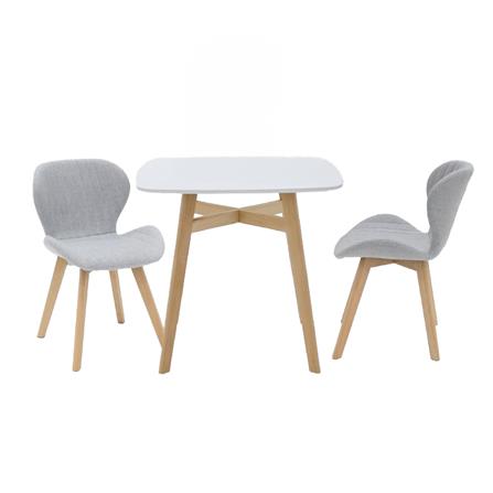 ชุดโต๊ะทานข้าว 2 ที่นั่ง SB FURNITURE JANORA-A80&YEARLING 59062971 สีขาว_0