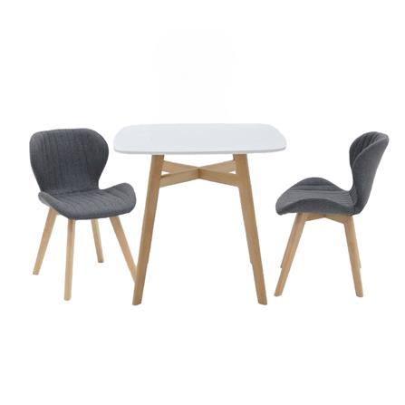 ชุดโต๊ะทานข้าว 2 ที่นั่ง SB FURNITURE JANORA-A80&YEARLING 59062972 สีขาว_0