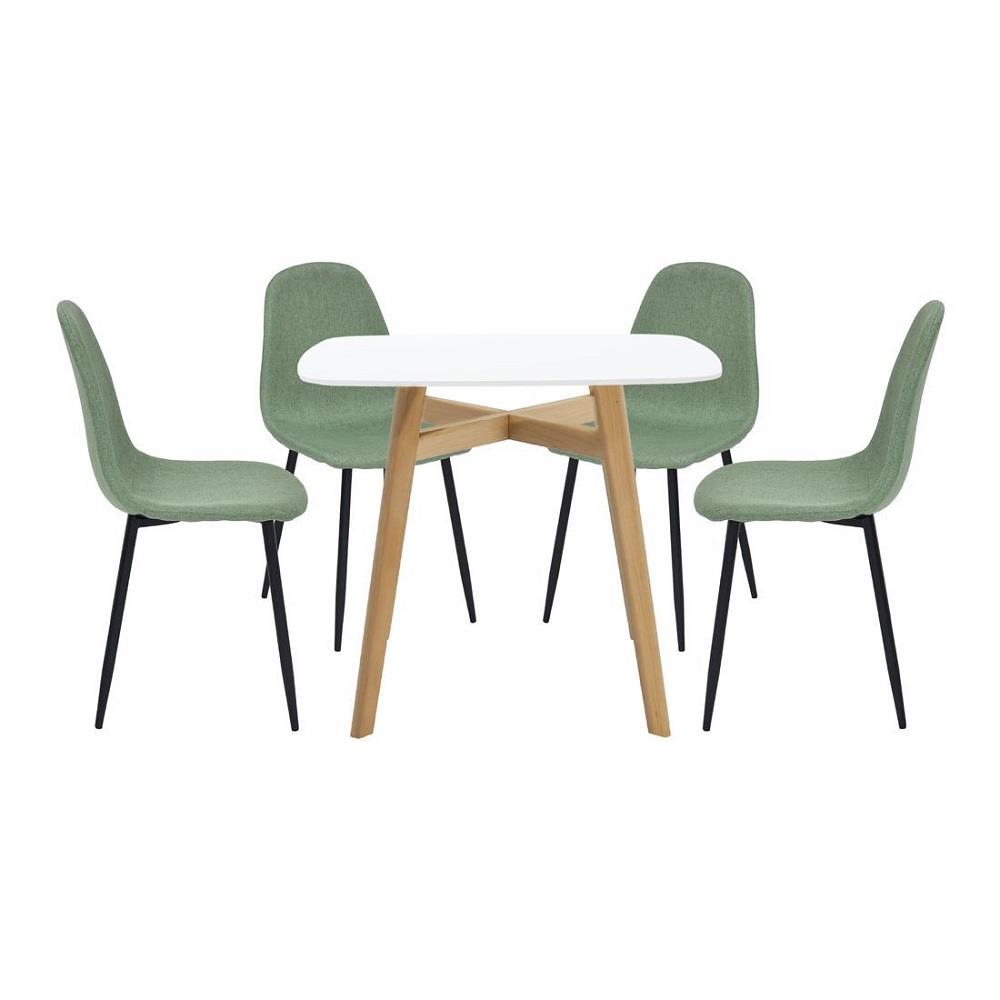 ชุดโต๊ะทานข้าว 4 ที่นั่ง SB FURNITURE JANORA&LALADA 59062994 สีขาว