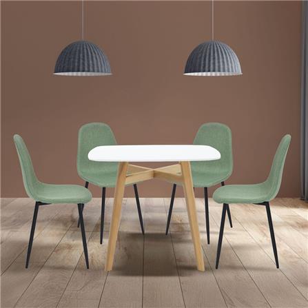 ชุดโต๊ะทานข้าว 4 ที่นั่ง SB FURNITURE JANORA&LALADA 59062994 สีขาว_3