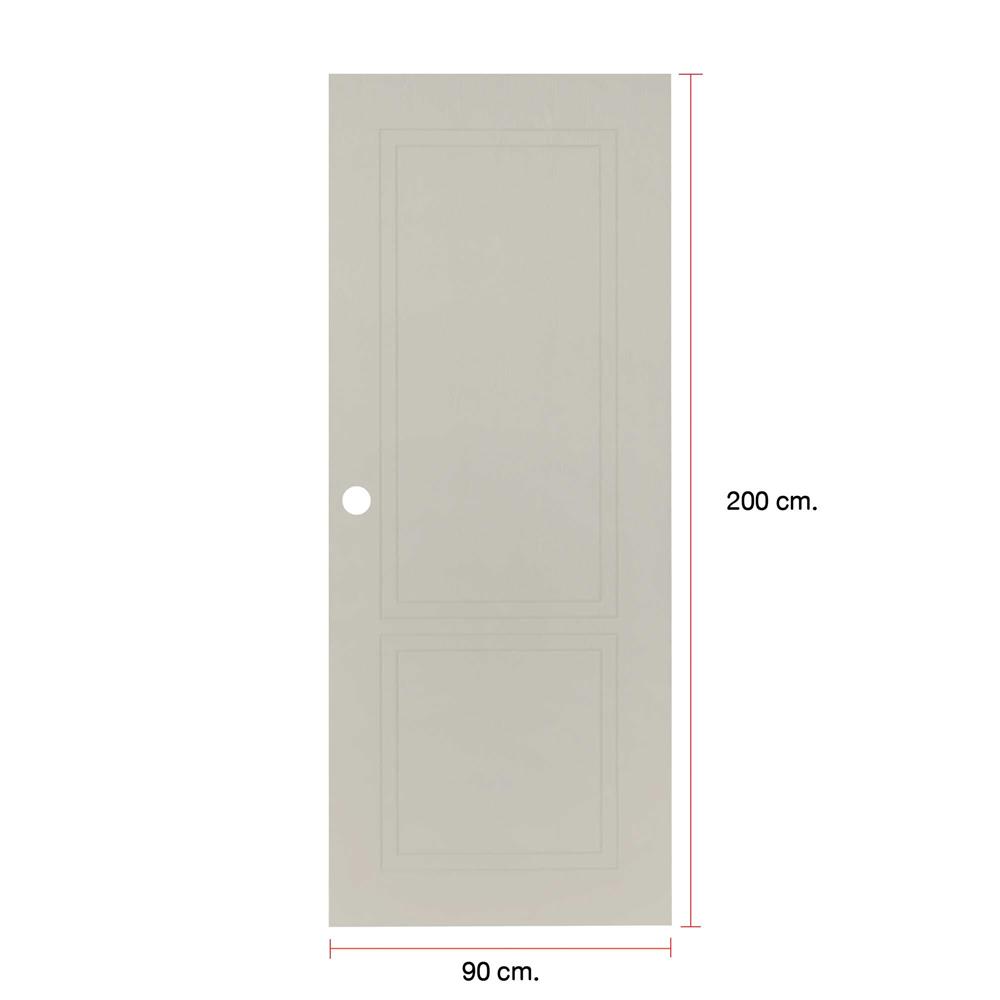 ประตูภายนอก UPVC MODERNWOOD MWN025 90x200 ซม. สีเบจ
