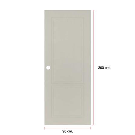 ประตูภายนอก UPVC MODERNWOOD MWN025 90x200 ซม. สีเบจ_4