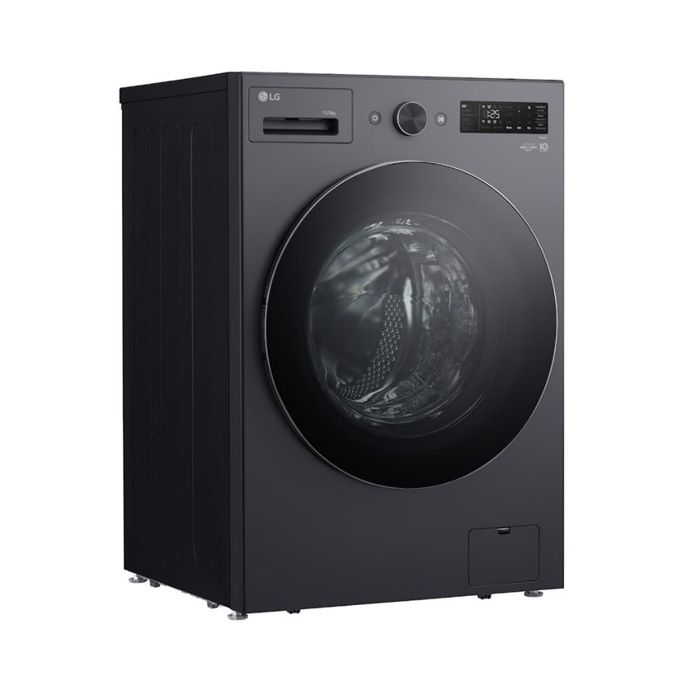 เครื่องซักอบผ้าฝาหน้า LG F2515RNEG 15/8 กก. 1100RPM อินเวอร์เตอร์ สีแกร์ไฟต์