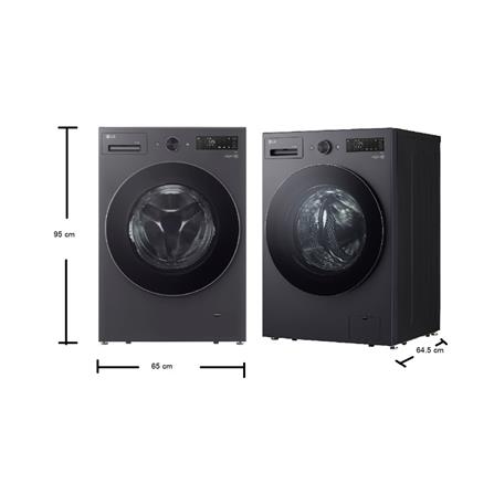เครื่องซักอบผ้าฝาหน้า LG F2515RNEG 15/8 กก. 1100RPM อินเวอร์เตอร์ สีแกร์ไฟต์_7