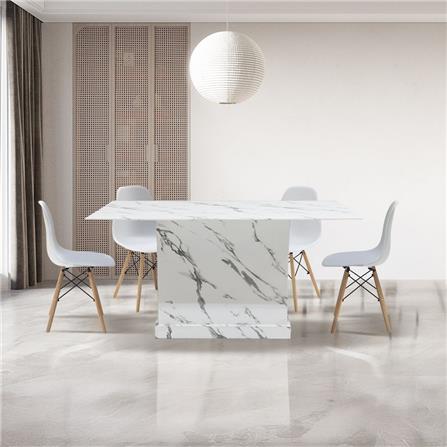 ชุดโต๊ะทานข้าว 4 ที่นั่ง SB FURNITURE BORIM120&JOTO 59062950 สีขาว_5